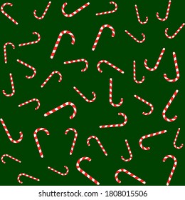 christmas seamless pattern with minimalistic cute hand drawn New Year elements in traditional festive red green gold colors. endless illustration for packaging wrapping paper cards gift boxes