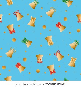 Navidades sin patrón. Navidades y patrón repetible de Festiva del año Nuevo. Textura decorativa de los Elementos para el Fondo de pantalla, papel de regalo, Plantilla de la tarjeta o del Anuncio o impresiones textiles de la tela.