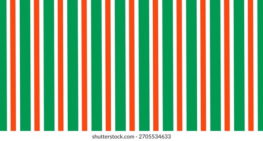 Navidades sin patrón. Fondo de rayas diagonales rojas y verdes. Bastón de caramelo que repite el Fondo de pantalla de la decoración. Telón de fondo de las líneas de vacaciones de invierno.EPS10