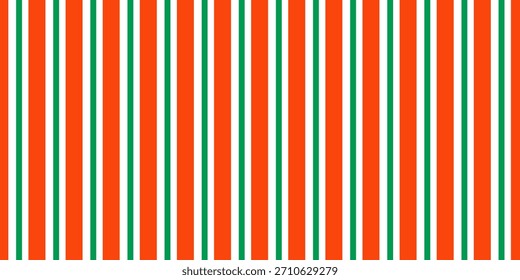 Navidades sin patrón. Fondo de rayas diagonales rojas y verdes. Bastón de caramelo que repite el Fondo de pantalla de la decoración. Fondo de líneas de vacaciones de invierno. Vector