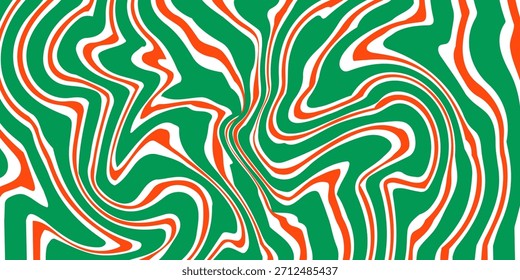 Navidades sin patrón. Fondo de rayas diagonales rojas y verdes. Bastón de caramelo que repite el Fondo de pantalla de la decoración. Fondo de líneas de vacaciones de invierno. Vector
