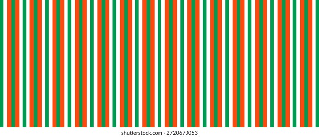 Navidades sin patrón. Fondo de rayas diagonales rojas y verdes. Bastón de caramelo que repite el Fondo de pantalla de la decoración. Fondo de líneas de vacaciones de invierno. Paquete de menta de Navidad que envuelve el diseño de impresión. Vector