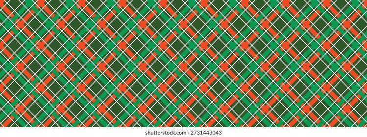 weihnachten nahtlose muster rot und grün check gingham