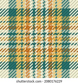 Christmas Seamless pattern of scottish tartan plaid. Repeatable background with check fabric texture. Flat vector backdrop of striped textile print.