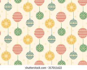 christmas seamless pattern. snow ball concept. Endless texture can be used for wallpaper, pattern fills, scrapbook, web page,background,surface, textile. vector illustration