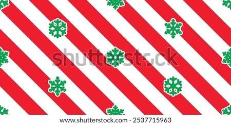 christmas seamless pattern snowflake striped snow cartoon
