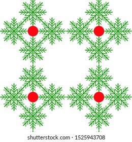 
Christmas seamless pattern with snowflakes.