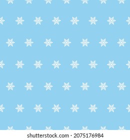 Christmas seamless pattern with snowflakes. 