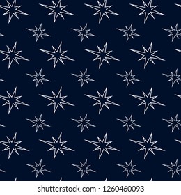 Christmas seamless pattern with snowflakes.Design template for wallpaper,fabric,wrapping,textile
