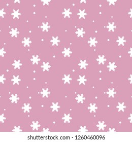 Christmas seamless pattern with snowflakes.Design template for wallpaper,fabric,wrapping,textile