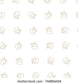 Christmas seamless pattern with snowman . Ideals for xmas background
