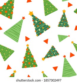The christmas seamless pattern that is suitable for packaging, wrapping paper, fabric. It also suitable for textures and backgrounds.