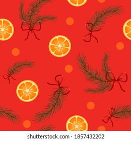 Das nahtlose Weihnachtsmuster, das für Verpackungen, Umhüllungspapier, Stoff geeignet ist. Es eignet sich auch für Texturen und Hintergründe.