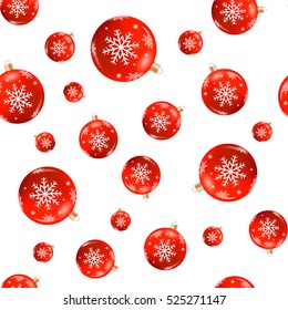 Christmas seamless pattern with toys