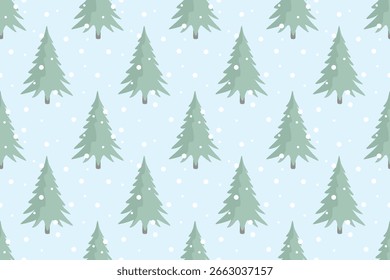 Natal padrão sem emenda com árvores de natal estrelas e flocos de neve	
