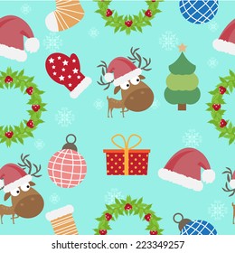 Christmas Seamless Pattern vector