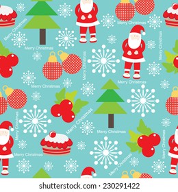 Christmas Seamless Pattern. vector