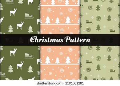 Christmas seamless pattern vector design
