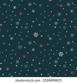 Christmas seamless pattern vector. Happy new year pattern. winter background. Xmas background.