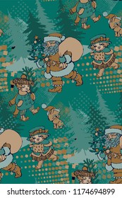Christmas. Seamless pattern. Vector illustration