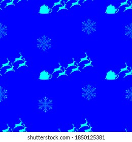 christmas seamless pattern, vector illustration