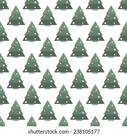 Christmas seamless pattern. Vector illustration.