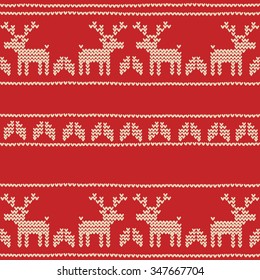  Christmas seamless pattern. Vector Illustration. It can be used for cloth, bags, notebooks, cards, envelopes, pads, blankets, furniture, packing