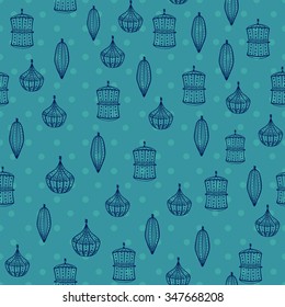  Christmas seamless pattern. Vector Illustration. It can be used for cloth, bags, notebooks, cards, envelopes, pads, blankets, furniture, packing