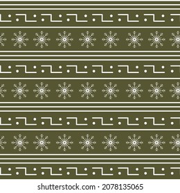 Christmas seamless pattern. Winter wrapper paper. Christmas sweater design. Seamless Knitting Pattern