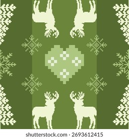 Christmas seamless pattern , xmas tree ,vector