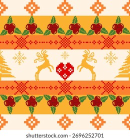 Christmas seamless pattern , xmas tree vector