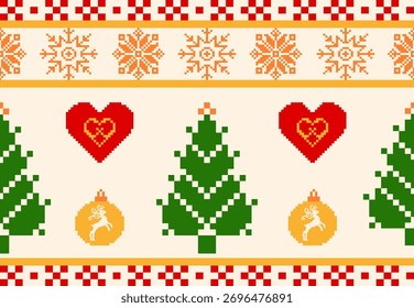 Christmas seamless pattern , xmas vector	