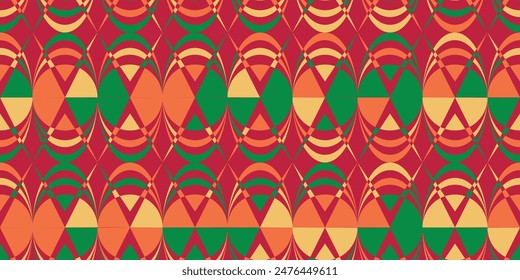 Christmas seamless pattern. X-mas winter holiday background. Endless texture for giftwrap, wallpaper, web banner background and wrapping paper. 