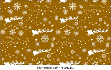 Christmas seamless patterns. Backgrounds with symbols holiday and icons family celebration elements. Winter