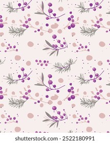 Christmas seamless patterns set, winter wallpapers, festive  new year wrapping paper design