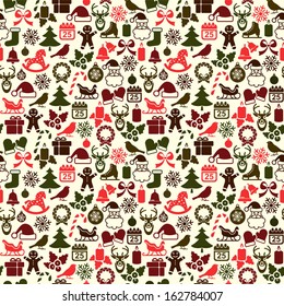 Christmas Seamless Retro backgrounds 