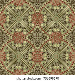 Christmas seamless vector background pattern of abstract snowflakes. Design elements for Scrapbook. Can be used for wallpapers, fills images, web page, background, surface