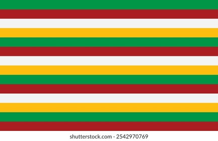 Christmas Seamless Vector Pattern. Contain candy cane stripes in red, green and cream colors. Great for wrapping paper and wallpapers.