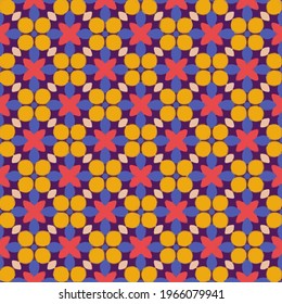 Christmas seamless vector pattern. Great for wrapping paper and wallpaper. Abstract background with repeating patterns .