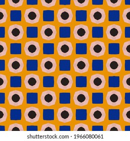 Christmas seamless vector pattern. Great for wrapping paper and wallpaper. Abstract background with repeating patterns .