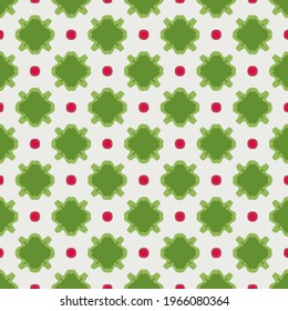 Christmas seamless vector pattern. Great for wrapping paper and wallpaper. Abstract background with repeating patterns .