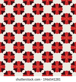 Christmas seamless vector pattern. Great for wrapping paper and wallpaper. Abstract background with repeating patterns .