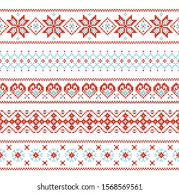 Christmas seamless vector pattern for print, web, and prints. Endless texture for wallpaper, web page background, wrapping paper and etc. Retro style.