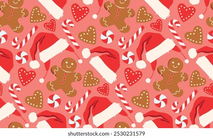 Christmas season cartoom pattern design