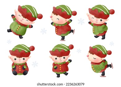 Christmas Series Cute Santa Little helper