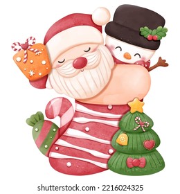 Christmas Series Cute Socks and Decoration