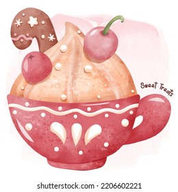 Christmas Series Ice Cream and Cookies