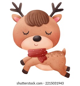 Christmas Series Little Reindeer for decoration