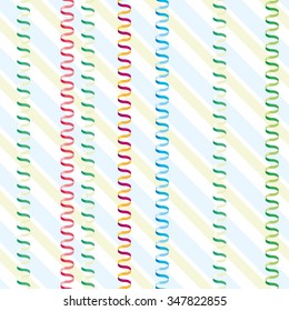 Christmas serpentine festive Pattern for Party and congratulation 