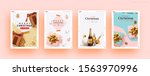 Christmas set backgrounds with realistic decorative objects. Xmas decoration gift box, bauble ball, golden confetti, 3d design elements. New year poster, banner. Advertising flyer brochure. soft color